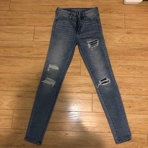 American Eagle super stretch super hi-rise jegging